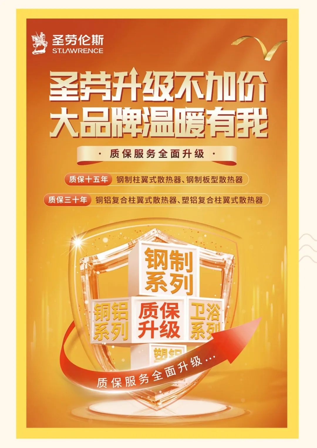 圣勞倫斯暖氣片質(zhì)保升級不加價